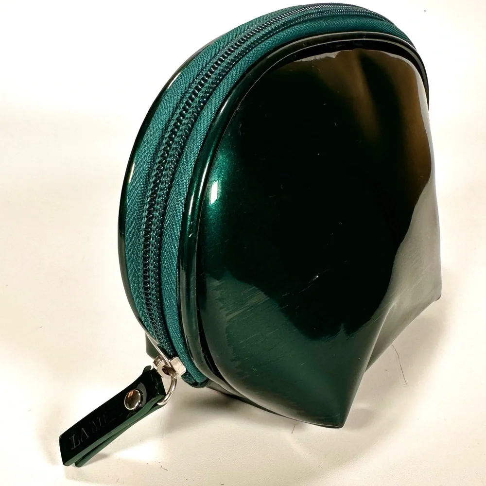 La Mer Green Make up/Cosmetic Bag